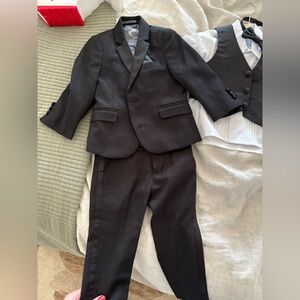 Appaman Black Formal Suit with Notched Lapels